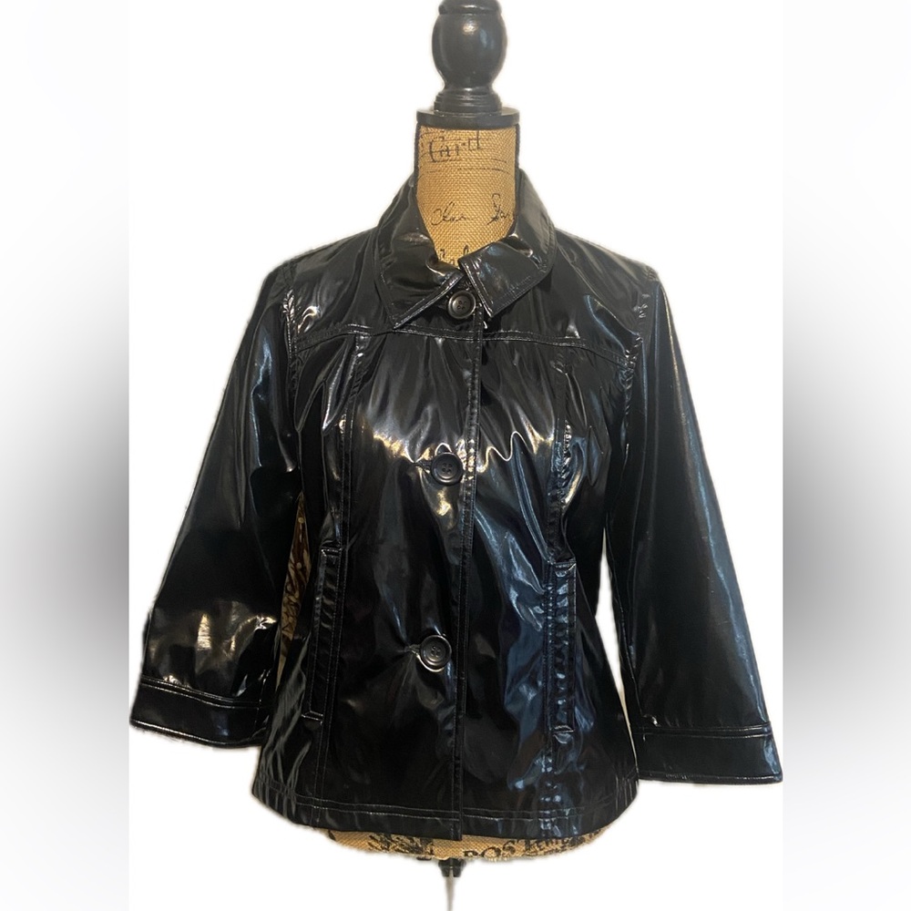 Black Shiny Women's Jacket